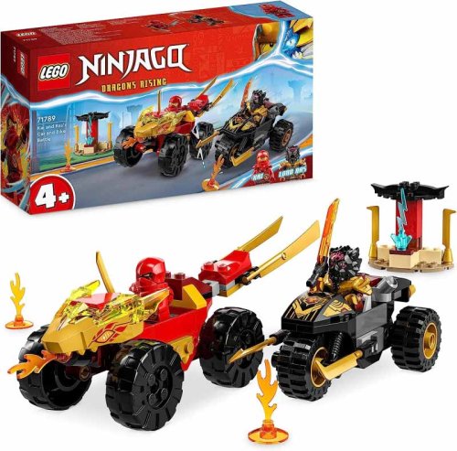 Lego Ninjago Конструктор "Кай и Рас: Битва на машине и мотоцикле"