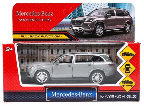 Технопарк Металлическая модель «Mercedes-Benz Maybach GLS» / цвет серебристый