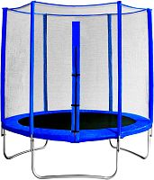 Батут Trampoline 8 ft, диаметр 2,4 м / цвет синий					