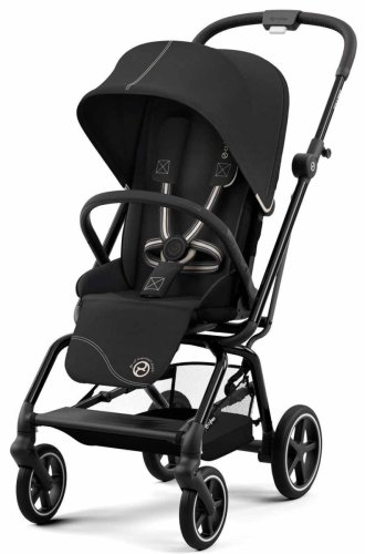 Cybex Прогулочная коляска с бампером Eezy S Twist+ 2 / цвет Moon Black (черный)