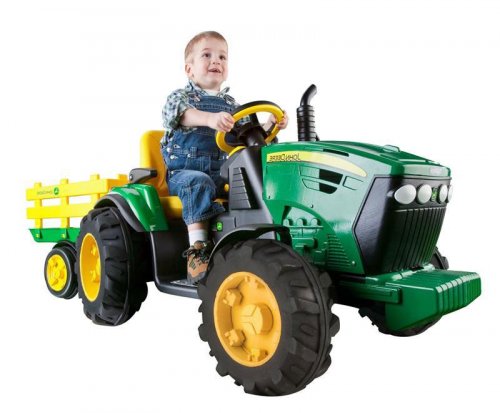 Электротрактор Peg Perego JD Ground Force IGOR0047 с прицепом